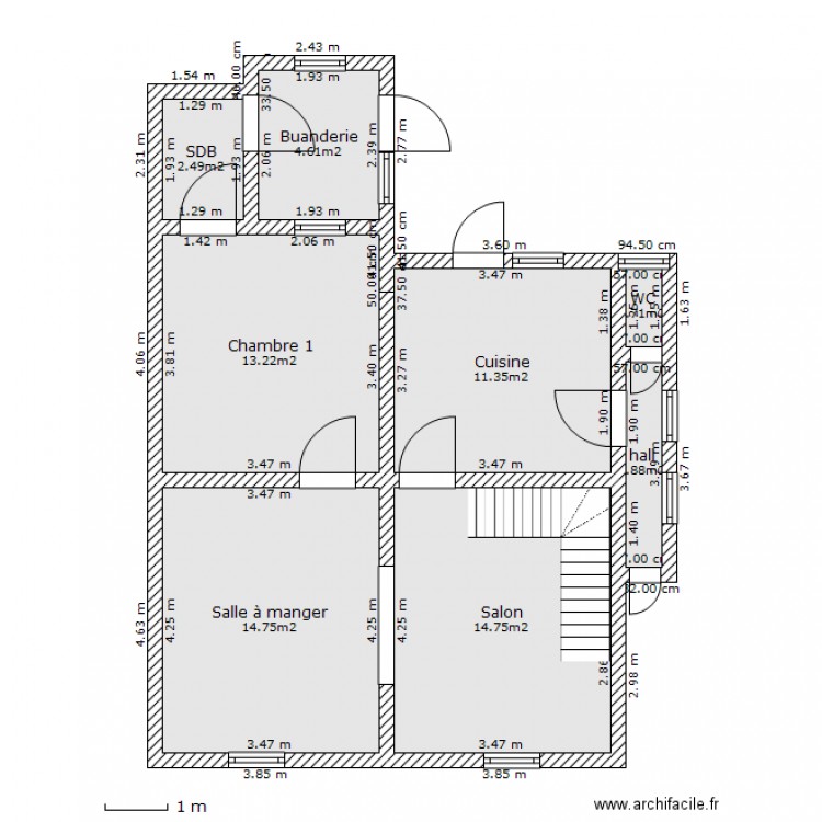 LORON RDC. Plan de 0 pièce et 0 m2