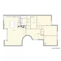 plan Ariane et Jeremy modifi&eacute; cuisine haut