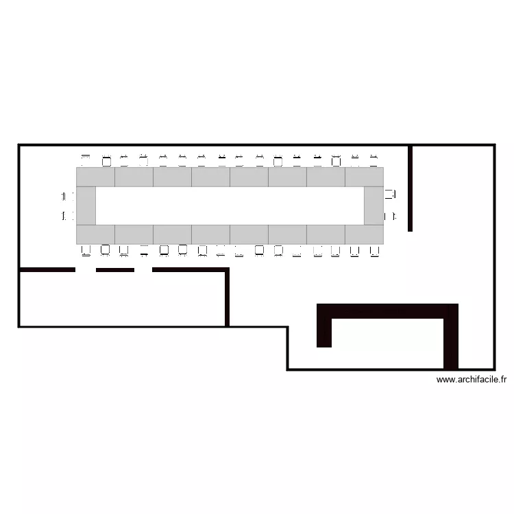 JAUGE SAUMUR. Plan de 