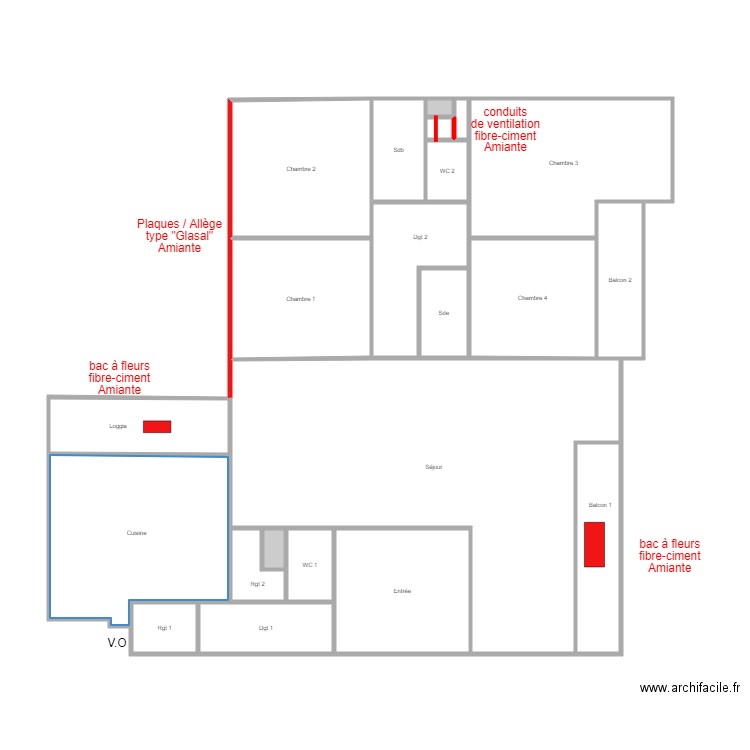 dantzig. Plan de 0 pièce et 0 m2