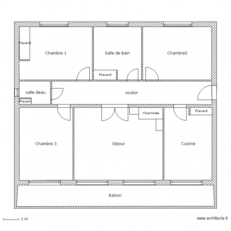 Plan F4. Plan de 0 pièce et 0 m2