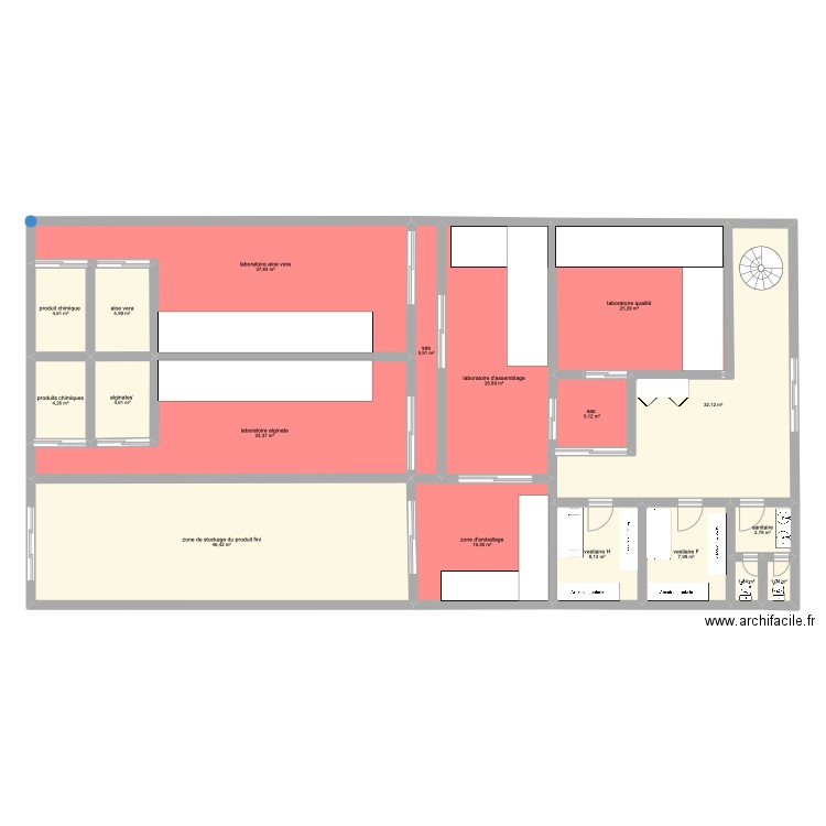 entreprise . Plan de 0 pièce et 0 m2