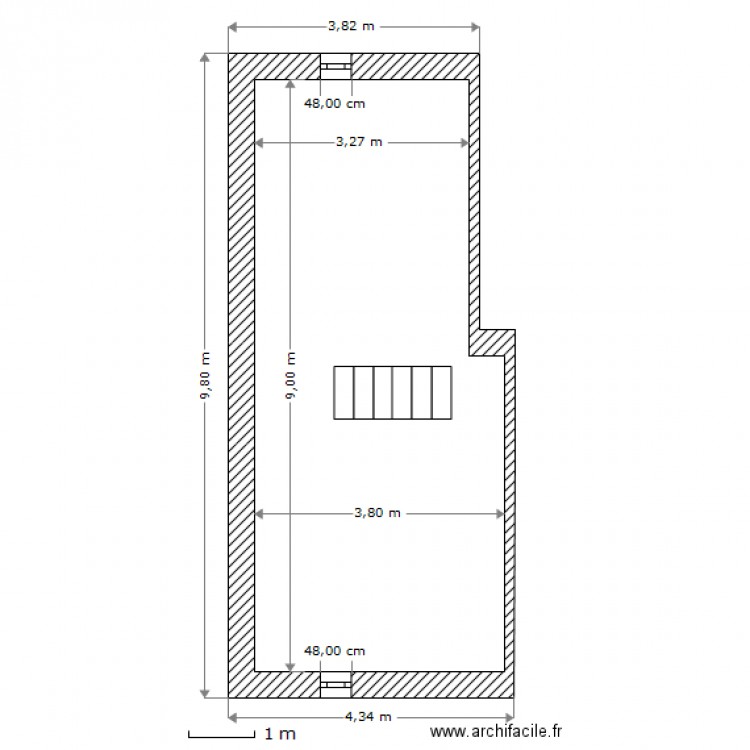 GRENIER. Plan de 0 pièce et 0 m2