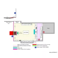 TABAC PRESSE LOTO apr&egrave;s travaux avec plan de coupe