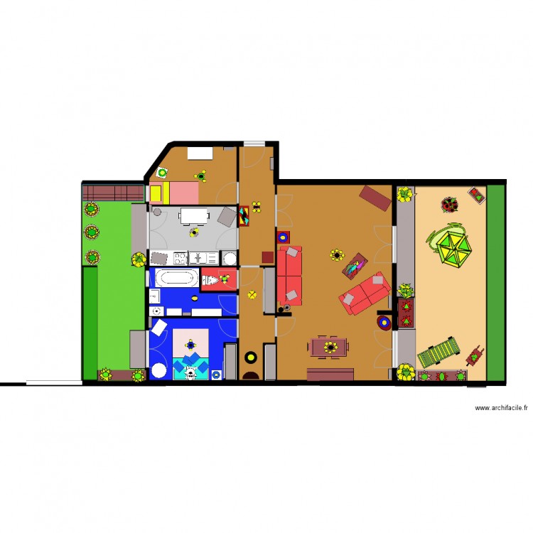 TYPE1. Plan de 0 pièce et 0 m2