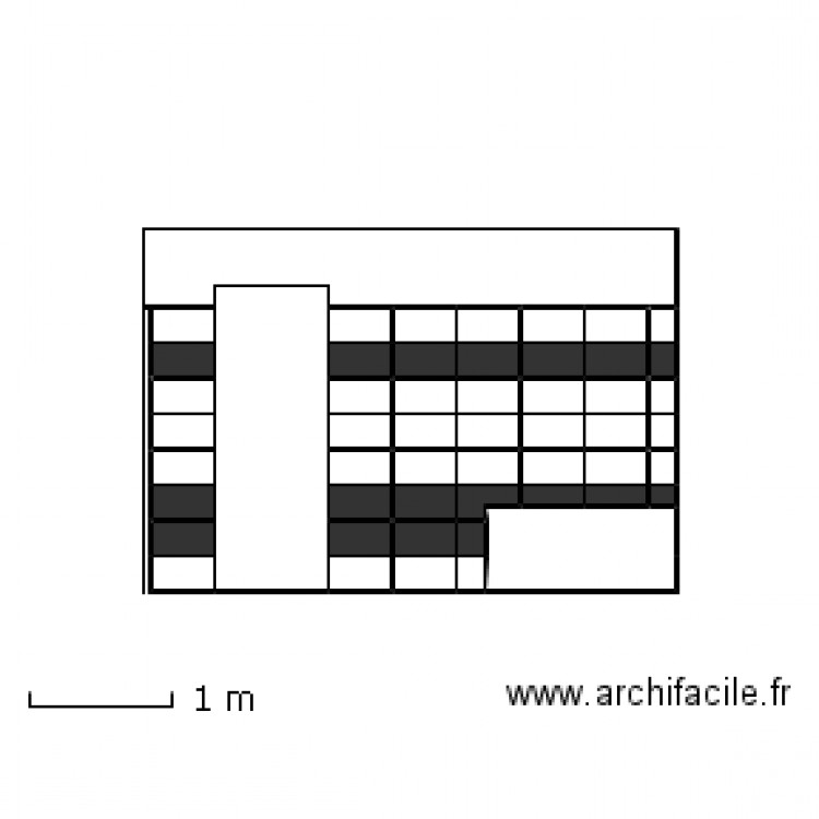 CALEPINAGE CARRELAGE MUR SDB. Plan de 0 pièce et 0 m2