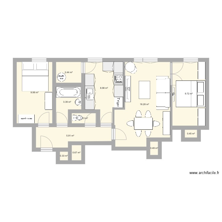 maison. Plan de 0 pièce et 0 m2