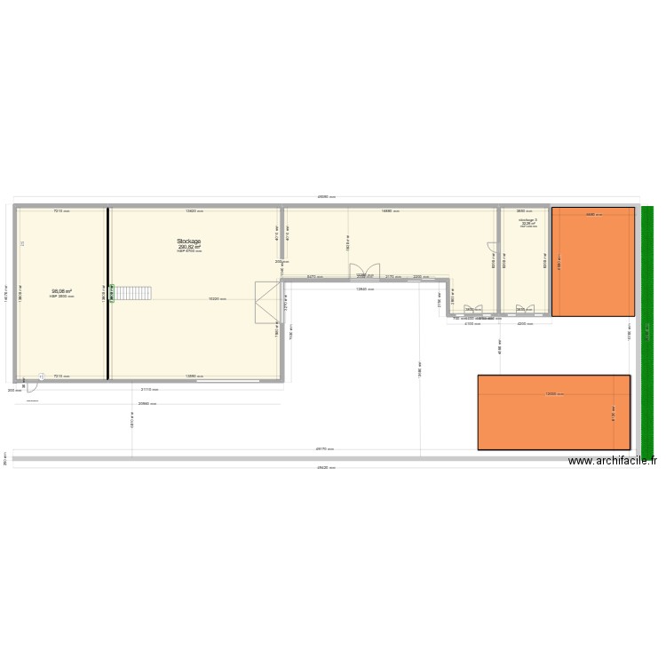 R -1  Seul 4EME Plan   AMH 15.08.23. . Plan de 3 pièces et 421 m2