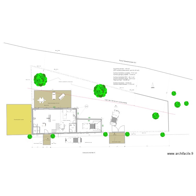 Hus  Ave du Huit Mai V2. Plan de 0 pièce et 0 m2