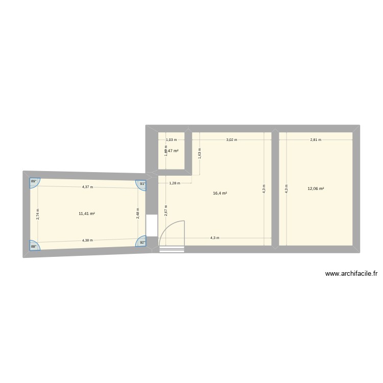 t2 mazagran. Plan de 0 pièce et 0 m2 t2 mazagran. Plan de 0 pièce et 0 m2
