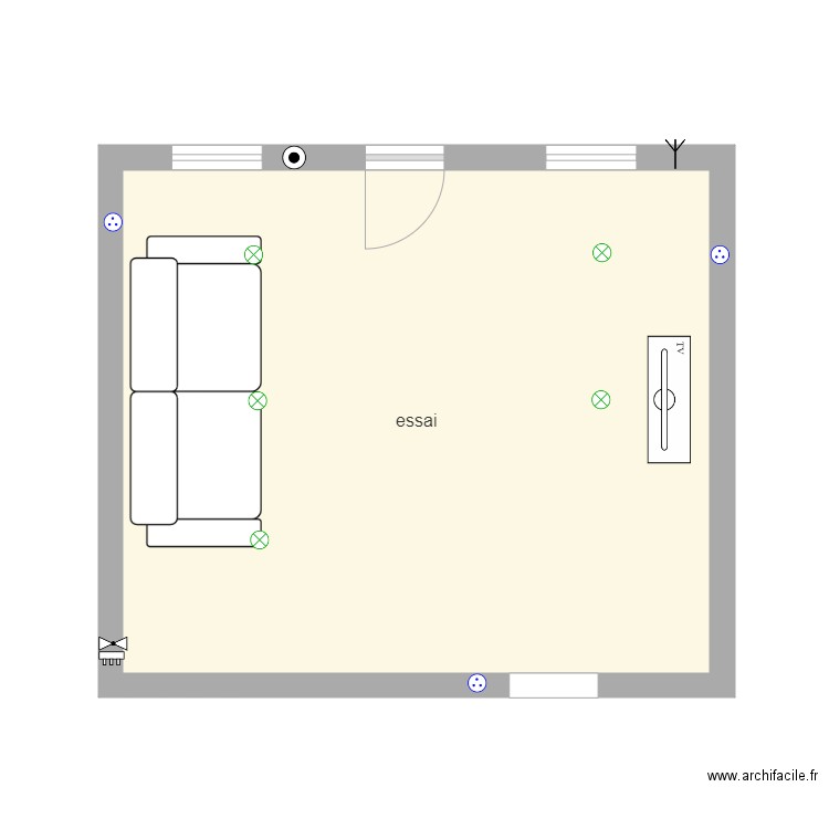 Maison. Plan de 0 pièce et 0 m2
