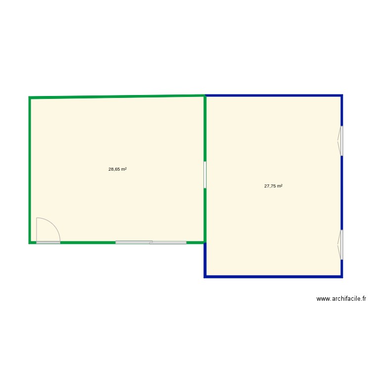 studio 2 evolution 1. Plan de 0 pièce et 0 m2