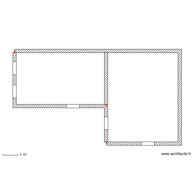 abri de jardin. Plan de 