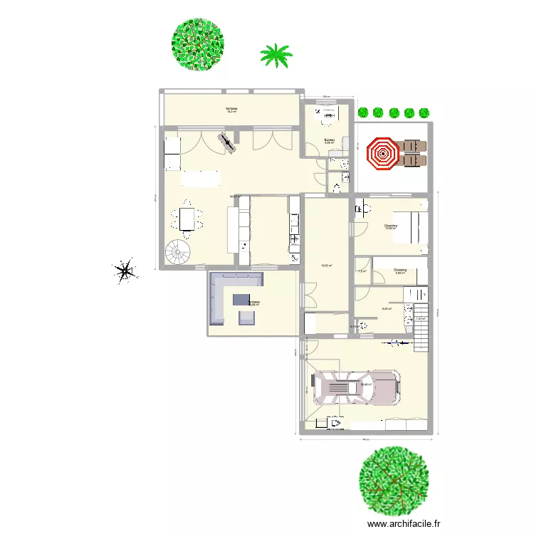Maison JACKY &eacute;tude 4. Plan de 