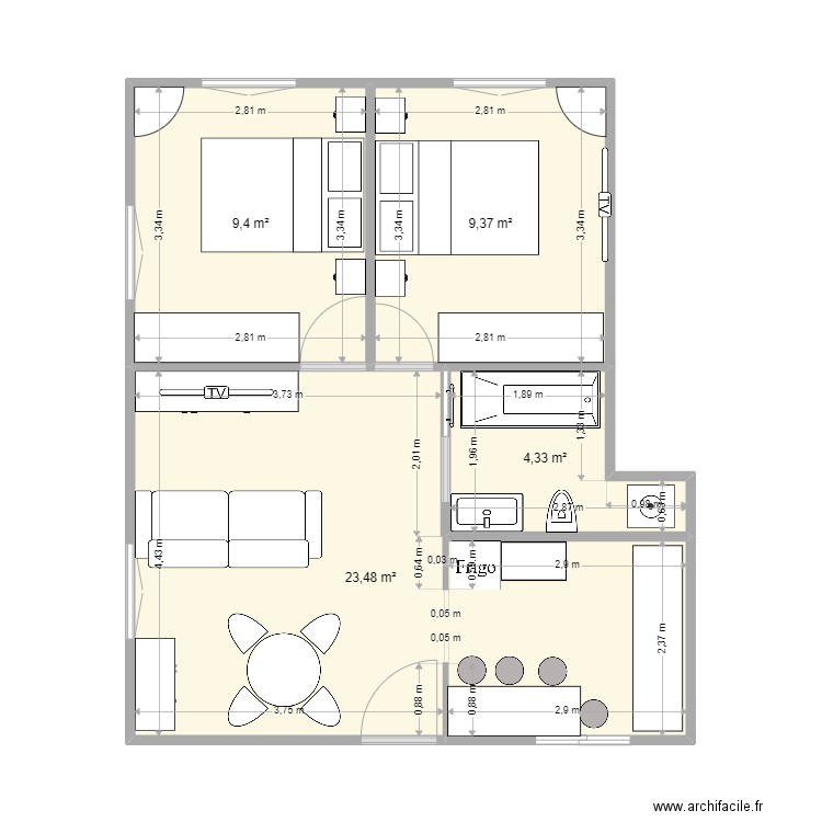 momo n°2 version 3. Plan de 0 pièce et 0 m2