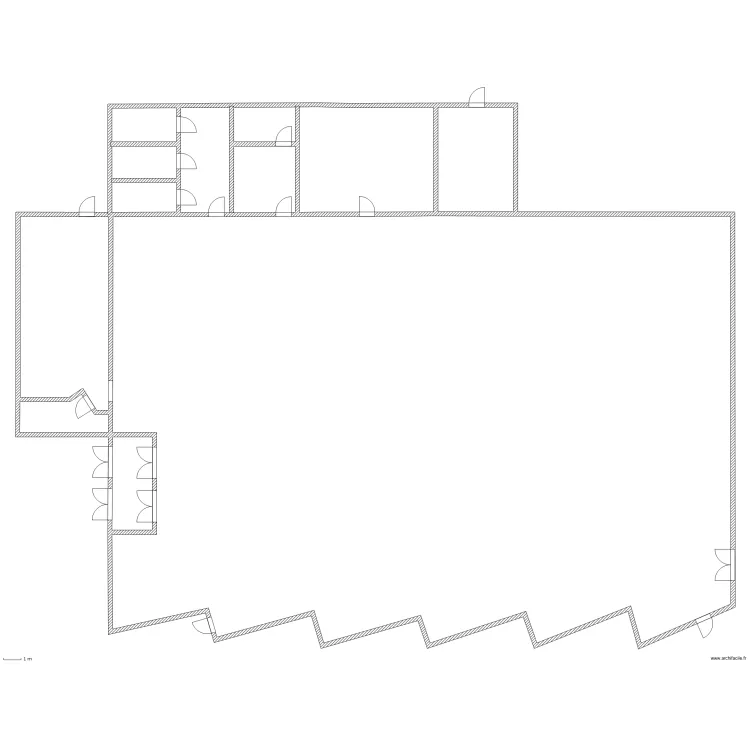 salle des fetes LE. Plan de 