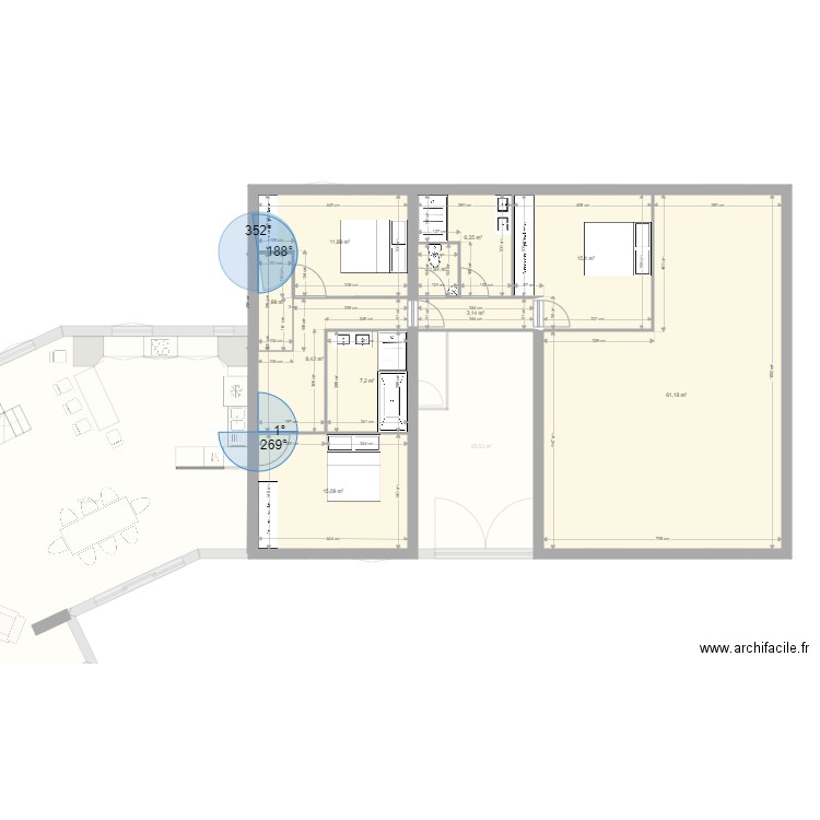 vougyNEWB. Plan de 21 pièces et 402 m2