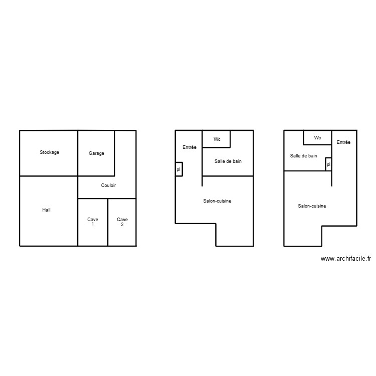 QUIMPER GULDNER BROSSOLETTE. Plan de 8 pièces et 36 m2