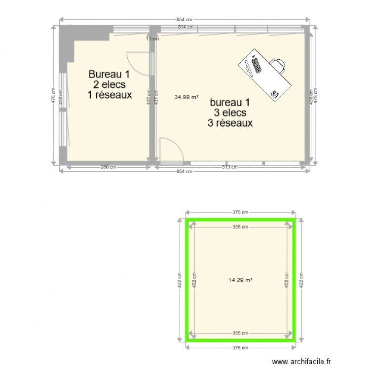 etagefred. Plan de 0 pièce et 0 m2