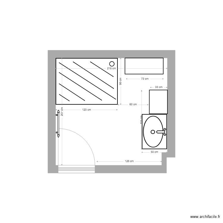 SALLE DEBAIN RDC PROJET . Plan de 0 pièce et 0 m2