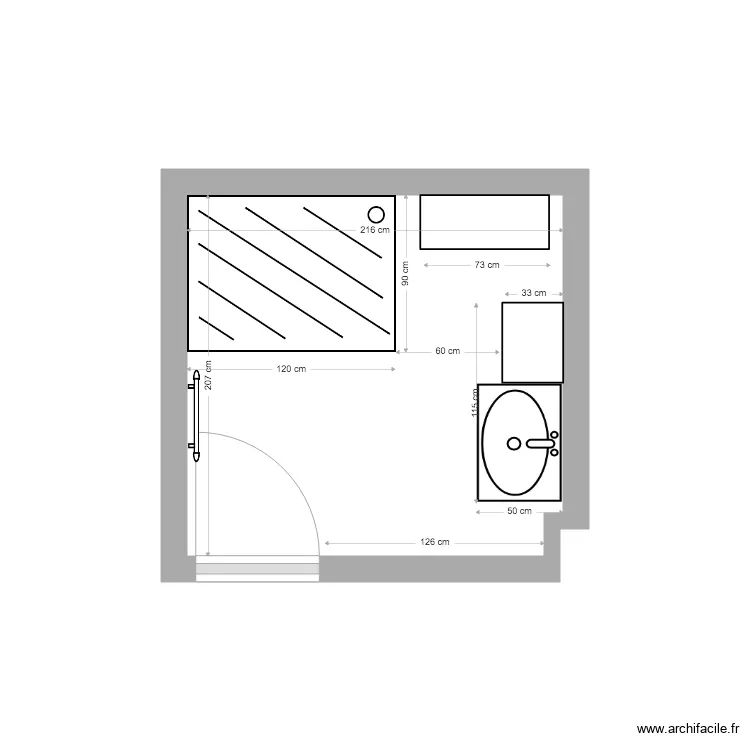 SALLE DEBAIN RDC PROJET . Plan de 