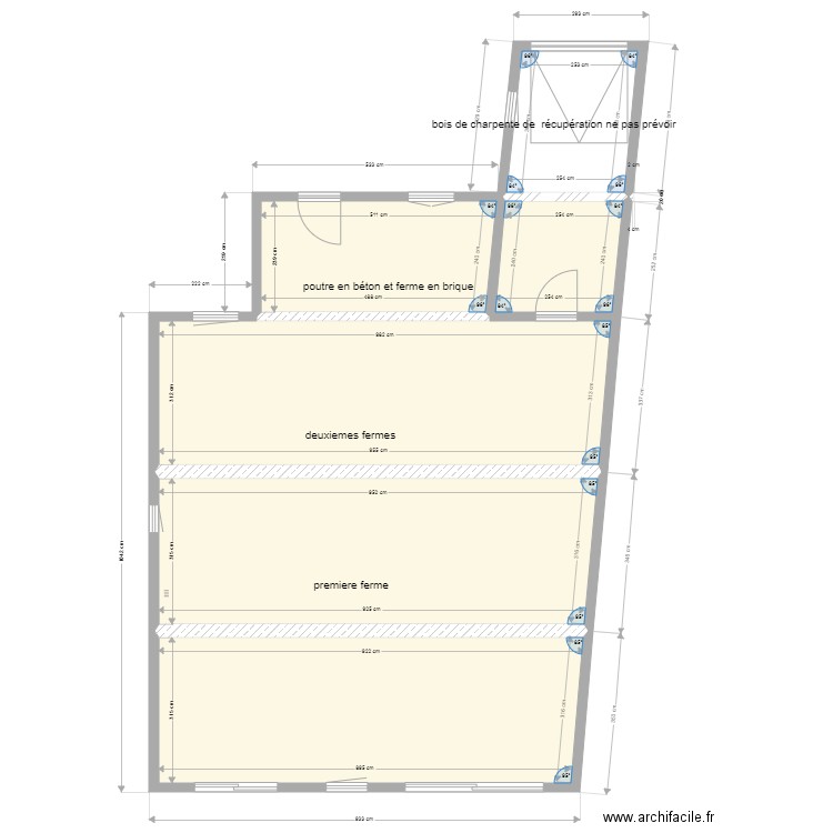 maison plan toiture . Plan de 0 pièce et 0 m2