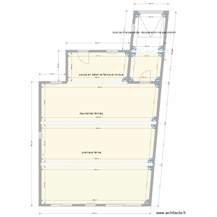 maison plan toiture . Plan de 