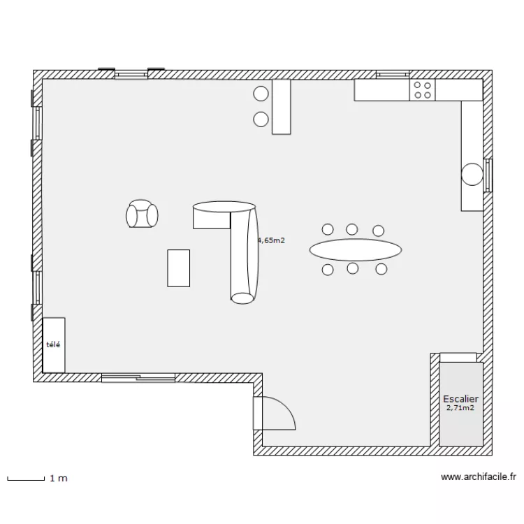 Rez-de-chauss&eacute;e. Plan de 