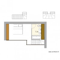 Grange 1er étage différents escaliers 90 Mansarde 115 