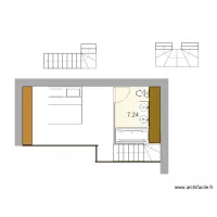 Grange 1er &eacute;tage diff&eacute;rents escaliers 90 Mansarde 115 