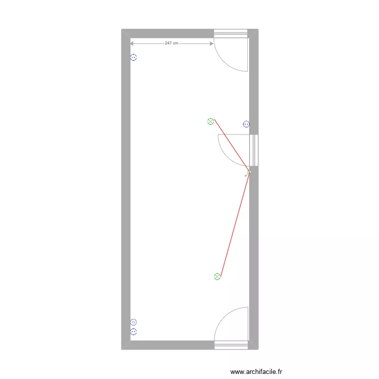 Saint Paul 2 ème étage PLAN ELECTRIQUE EXISTANT. Plan de Saint Paul 2 ème étage PLAN ELECTRIQUE EXISTANT. Plan de