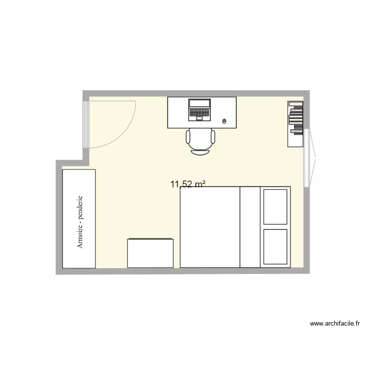 Chambre. Plan de Chambre. Plan de