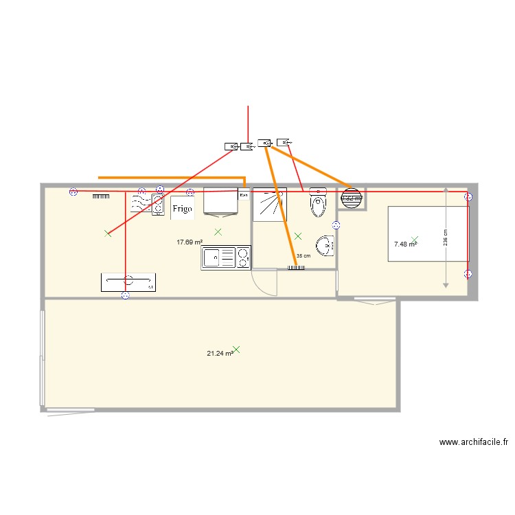 la roquette. Plan de 0 pièce et 0 m2