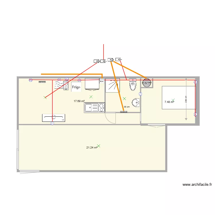 la roquette. Plan de 
