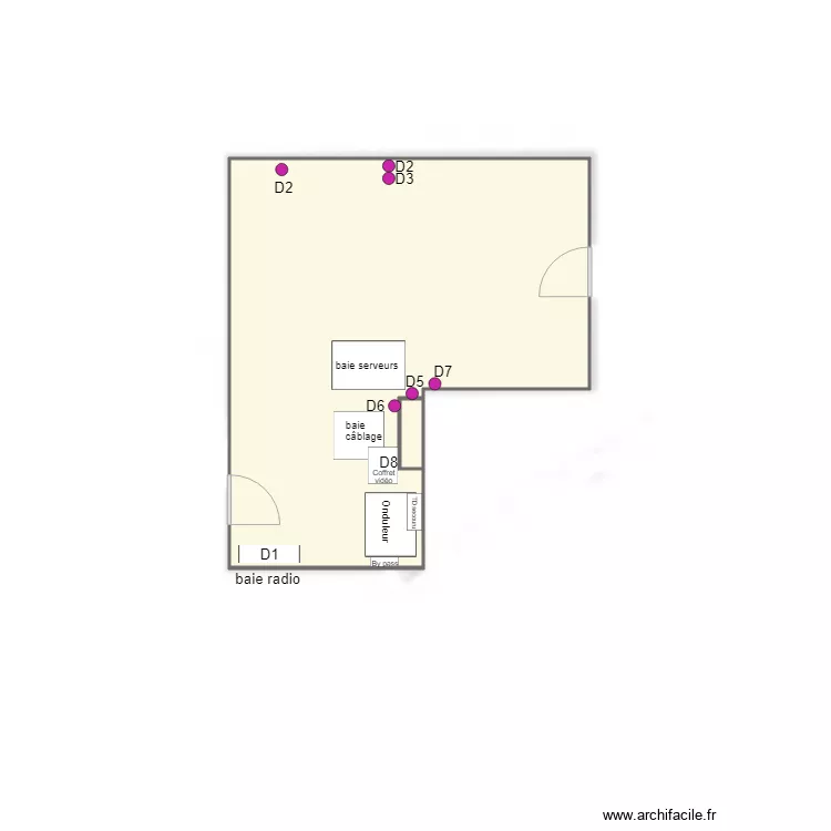 SALLE INFO. Plan de SALLE INFO. Plan de