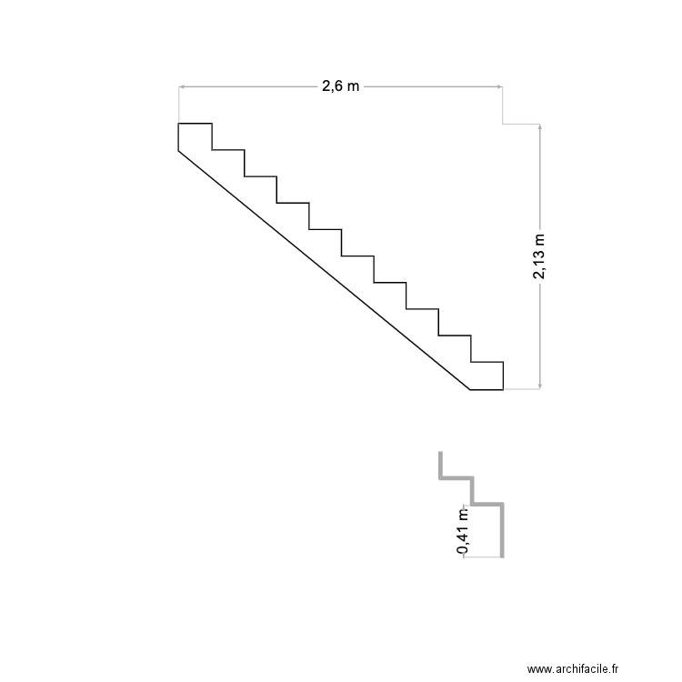 Sandra Condé 4. Plan de 2 pièces et 73 m2