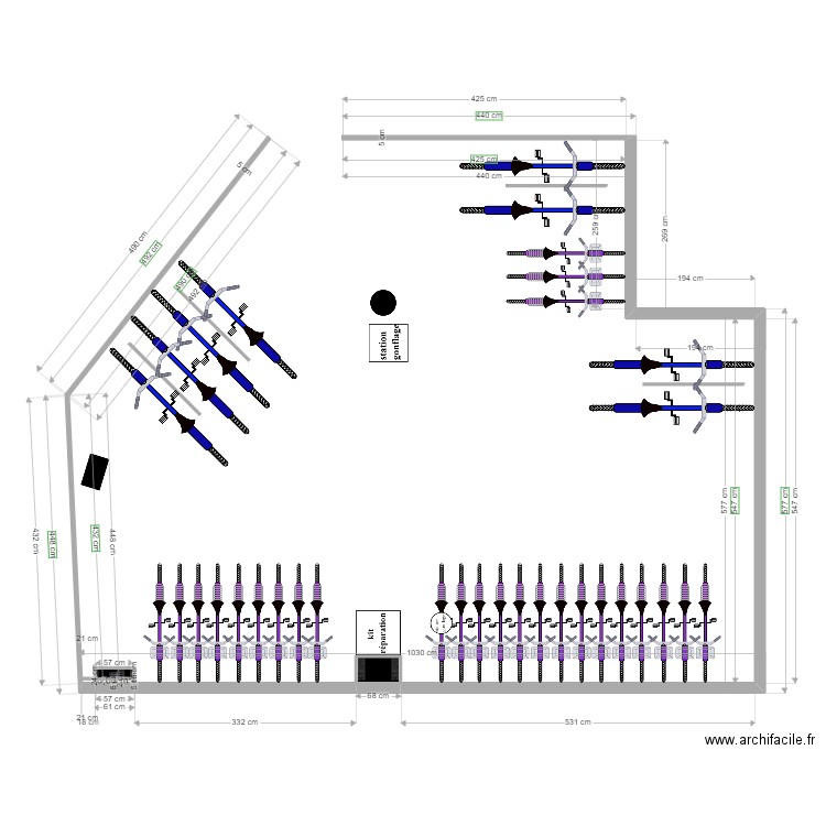 Saint-Pierre/Uccle. Plan de 0 pièce et 0 m2