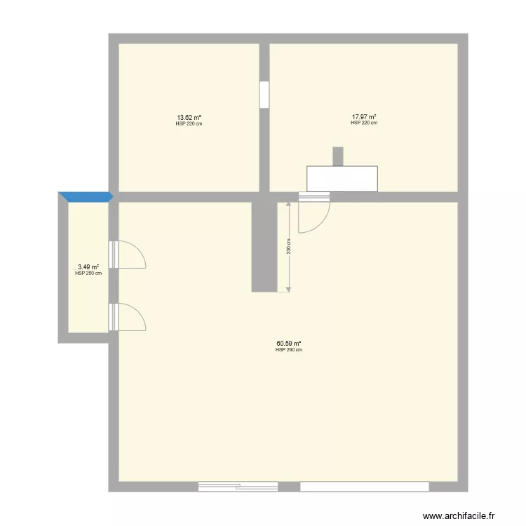 BAR DES SPORTS. Plan de 