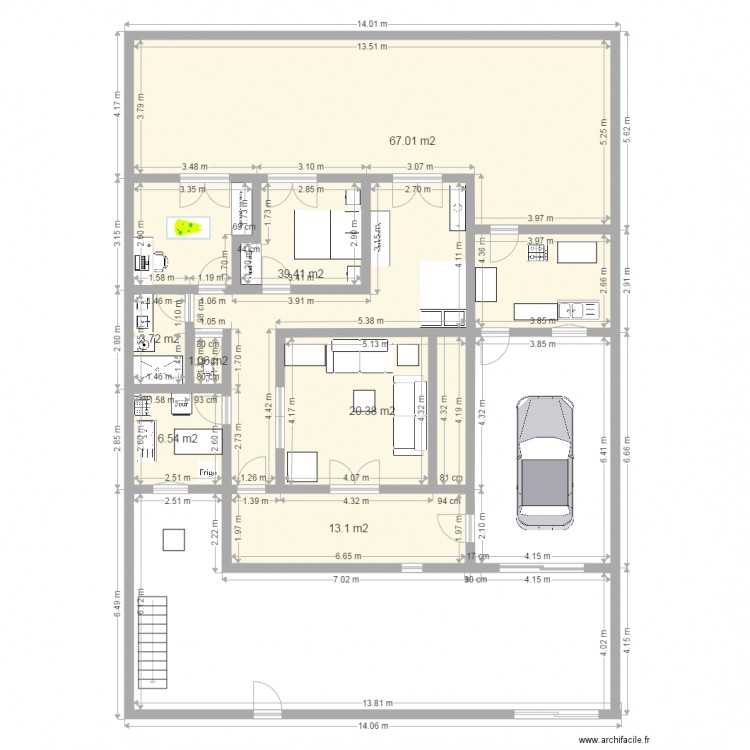 maison . Plan de 0 pièce et 0 m2