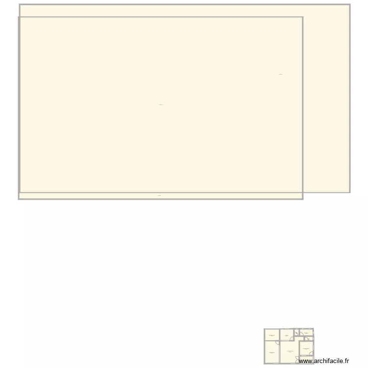 Plan atelier Rostand. Plan de 