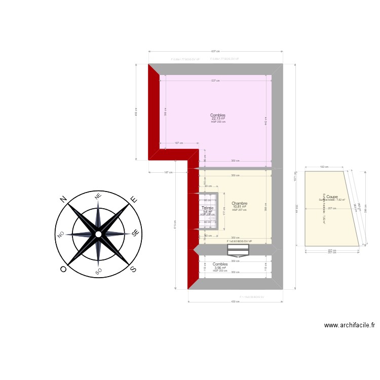 DUFFAUT. Plan de 20 pièces et 147 m2