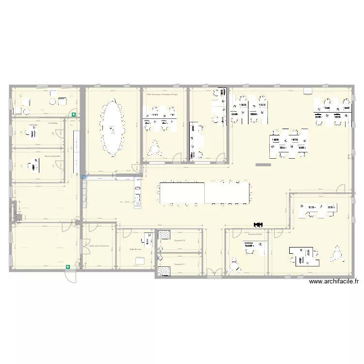 Amenagement locaux PVsyst. Plan de Amenagement locaux PVsyst. Plan de