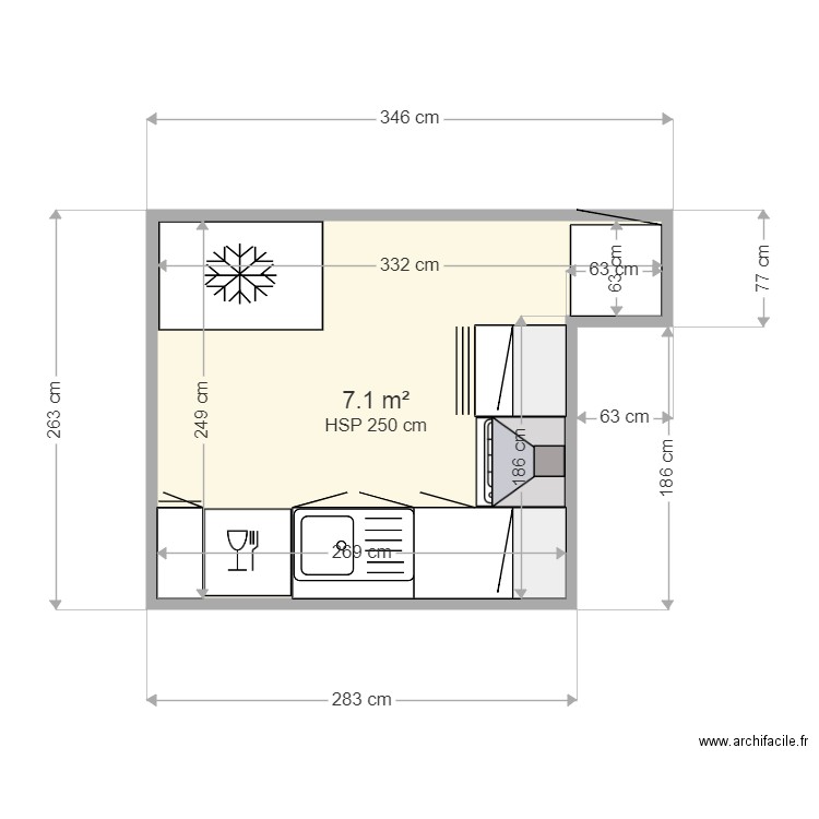 cuisine arthur. Plan de 0 pièce et 0 m2