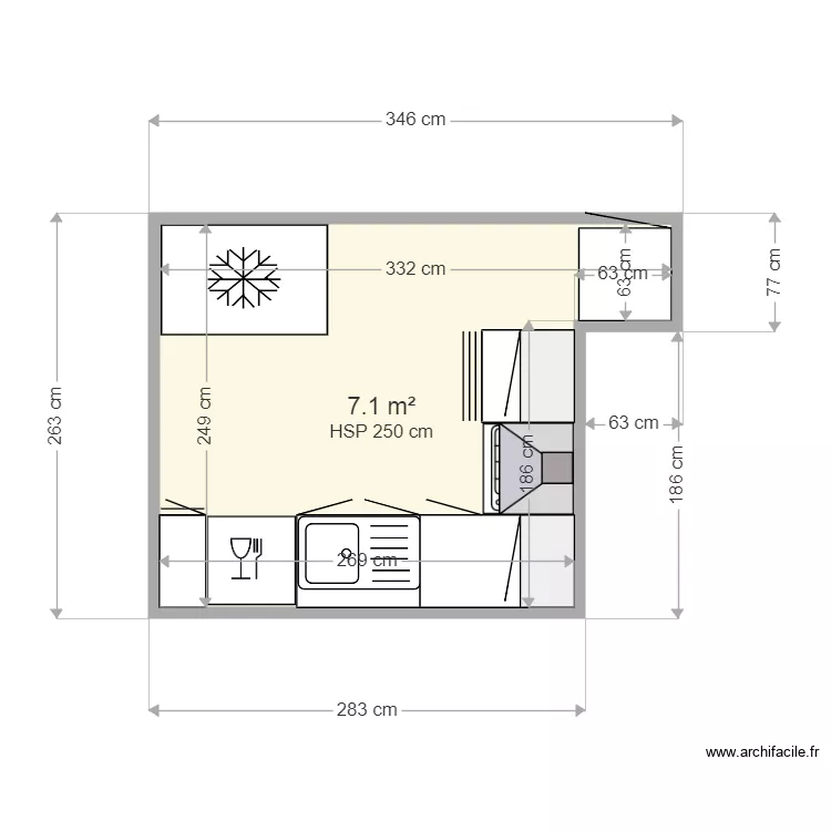 cuisine arthur. Plan de 
