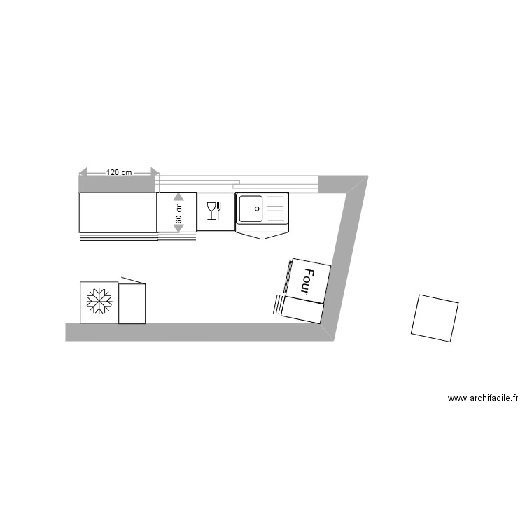 CUISINE bis. Plan de 0 pièce et 0 m2