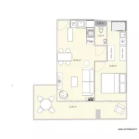 Plan appart Arcachon 2P VCam