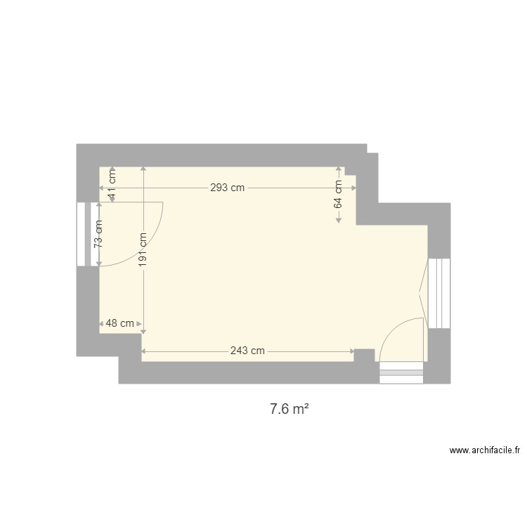 Pierrick plan cotation cuisine. Plan de 0 pièce et 0 m2