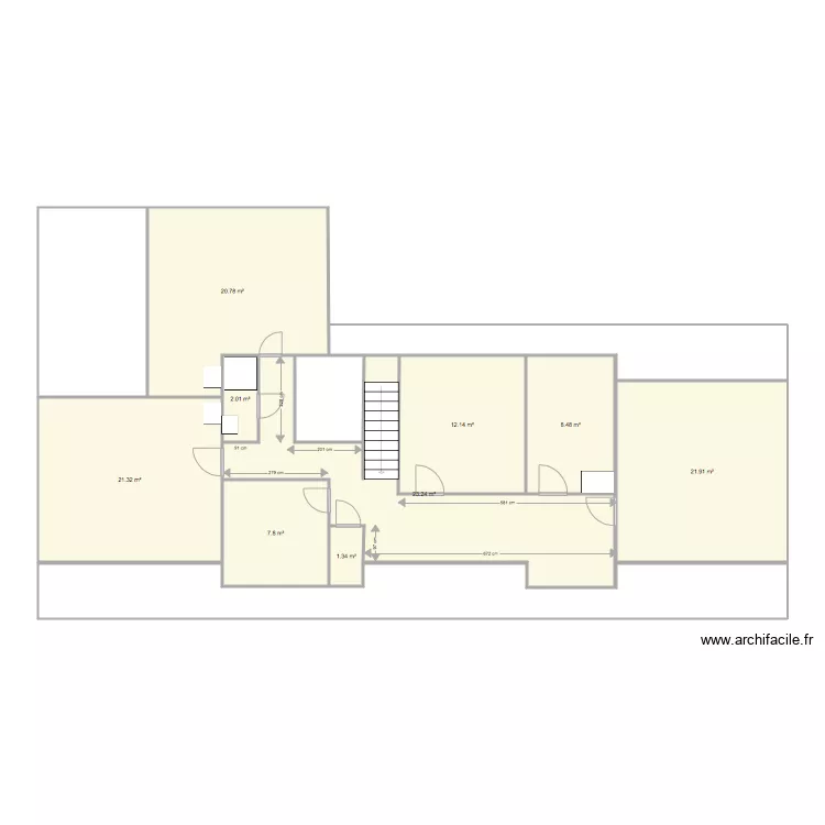 etage Rhuys. Plan de 