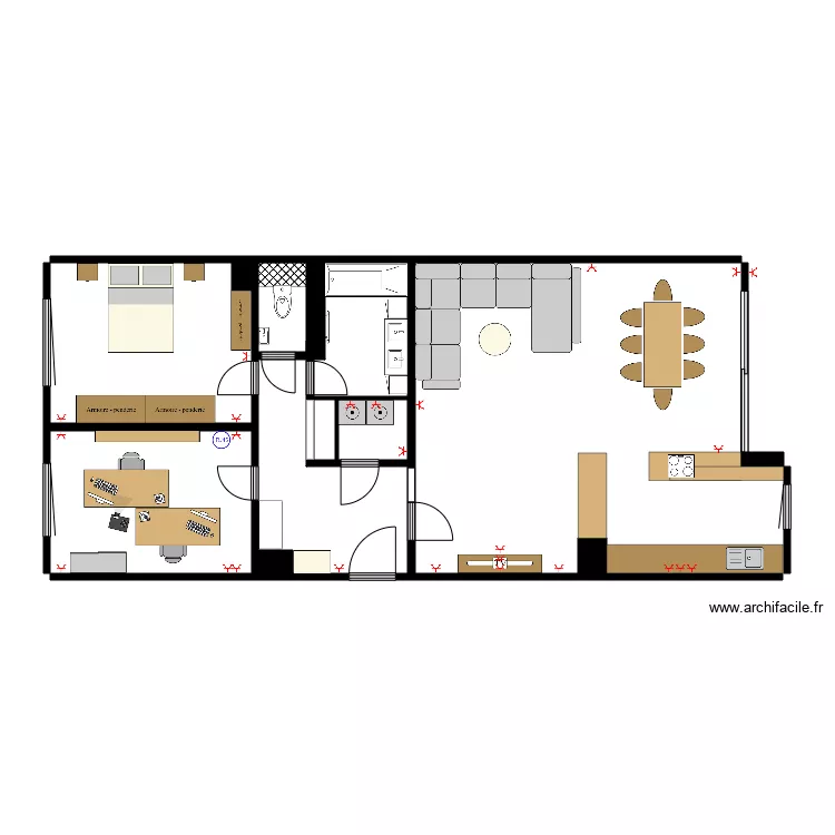 Appartement. Plan de 