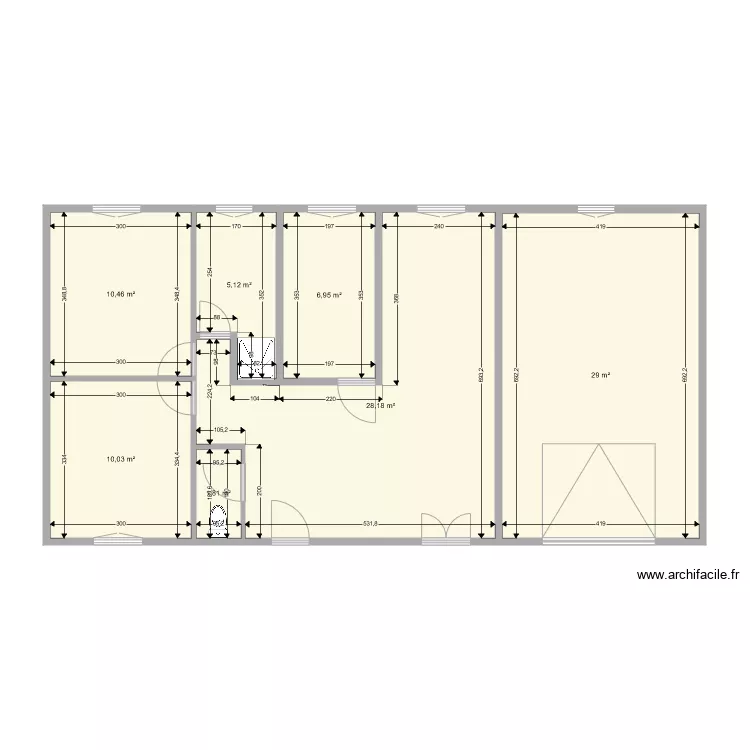 maison julie. Plan de 
